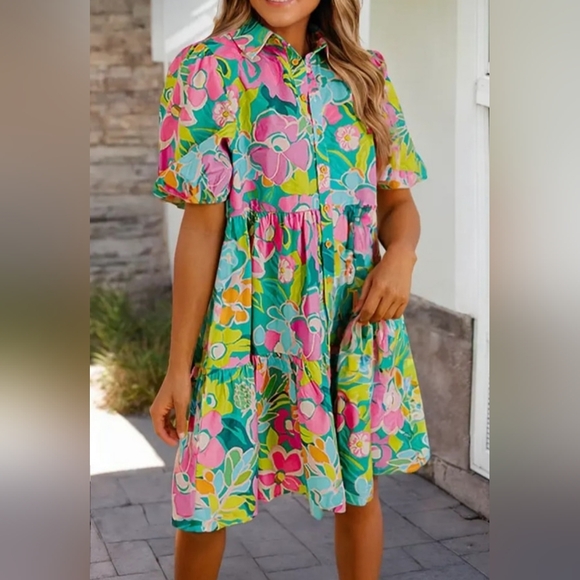 Floral print dress - Picture 1 of 1